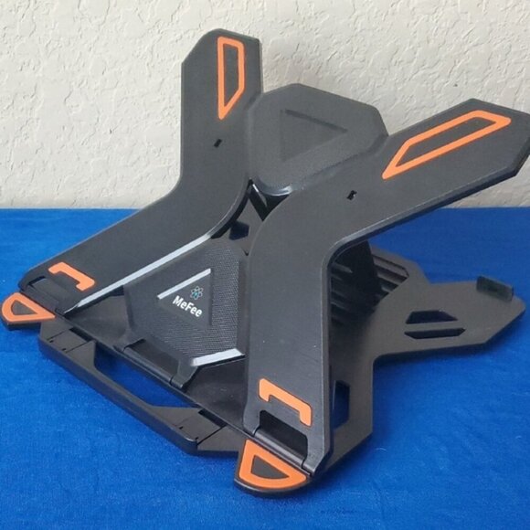 MeFee Laptop Stand Adjustable Laptop Computer Stand Multi-Angle Swivel Black - Picture 1 of 8